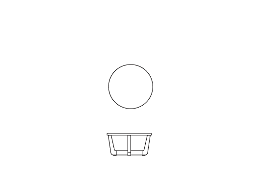 Φ60cm x H30cm