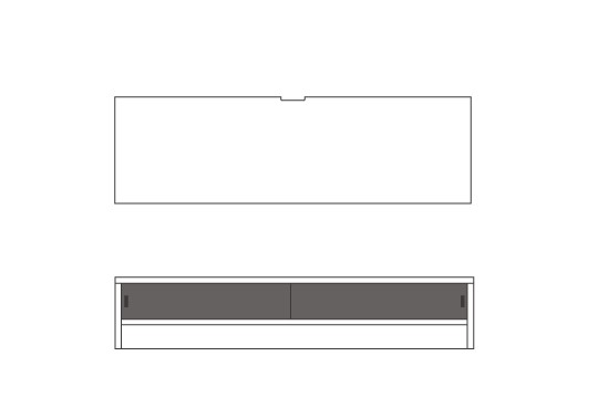 W150cm × D45cm