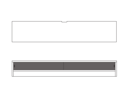W200cm × D38cm