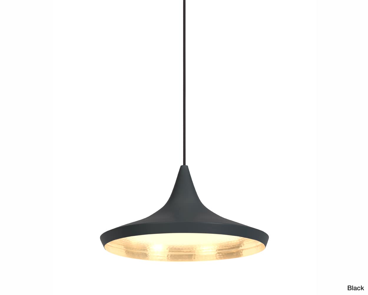 TOM DIXON. | BEAT WIDE PENDANT LED Black