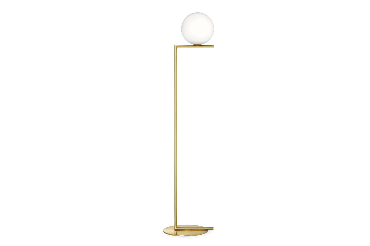 Flos | IC LIGHTS F1 ゴールド フロアライト1