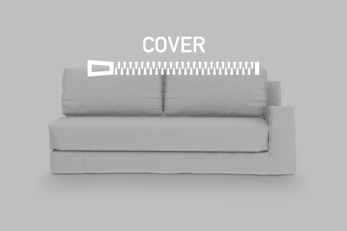 GERVASONI | LOLL 22 COVER LOLL 22（W212xD105xH78cm）