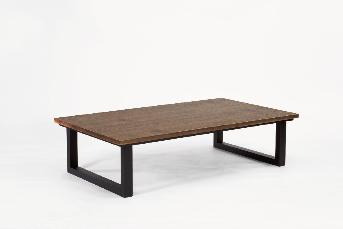 Nichibi Woodworks | SAI WalnutⅡ kotatsu table Walnut 150×85×38(cm)