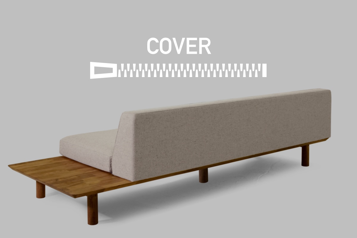PS3 / PECK SOFA BACK COVER ワンアーム1シーター160