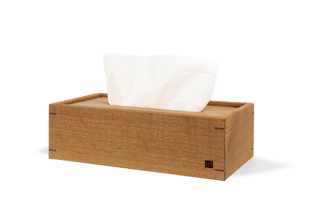 MASTERWAL TISSUE BOX COVER LOW レッドオーク LOW