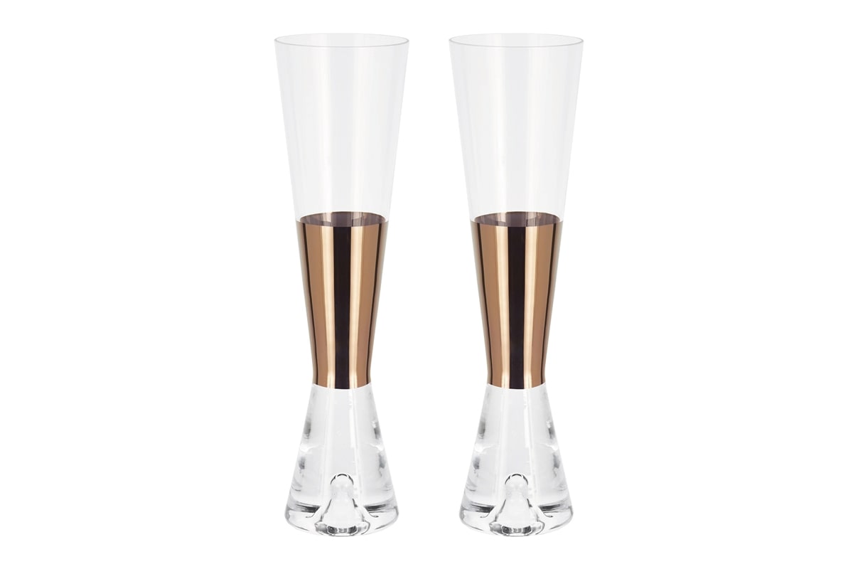 TOM DIXON. | TANK CHAMPAGNE GLASS X2
